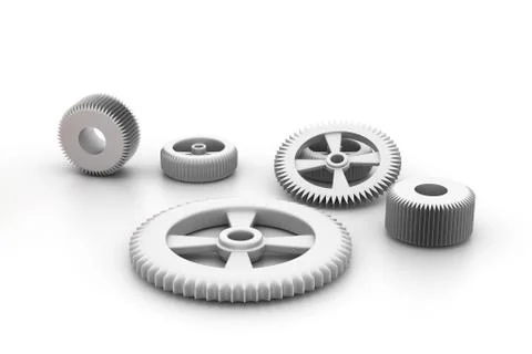 3d gear wheel. Stock Illustration