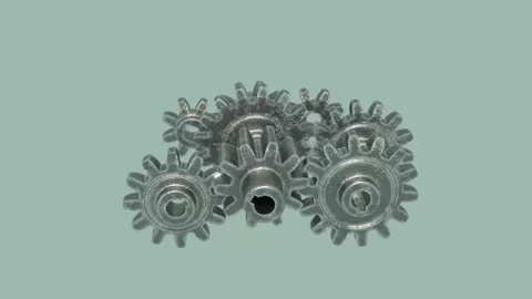 3d Gearbox animation Stock Footage 171687381