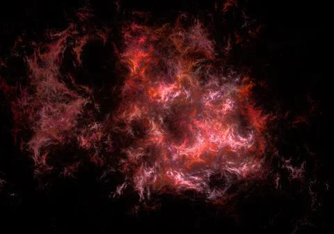 3d generated abstract fire background Stock Illustration