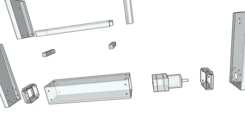 3d Generic Mechanical Product Development Stock Footage 42233872