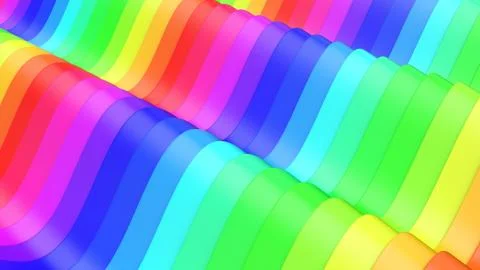 3D Geometric Abstract Background Stock Illustration