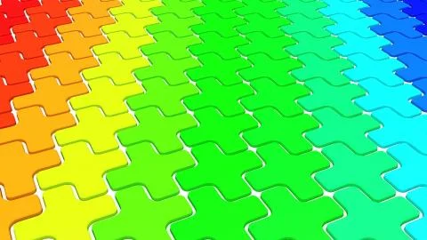 3D Geometric Abstract Background Stock Illustration