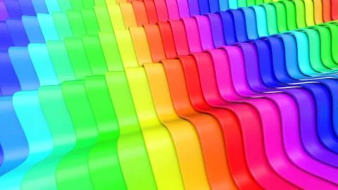 3D Geometric Abstract Background Illustrazione stock