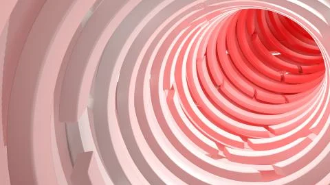 3D Geometric Abstract Background Stock Illustration