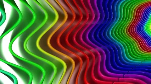 3D Geometric Abstract Background Illustrazione stock