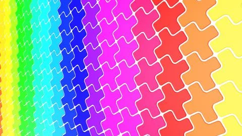 3D Geometric Abstract Background Stock Illustration