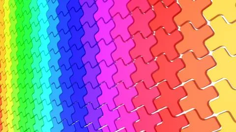 3D Geometric Abstract Background Stock Illustration