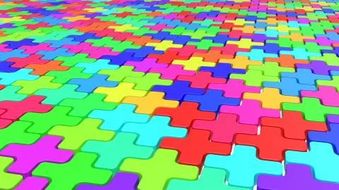 3D Geometric Abstract Background Stock-Illustration