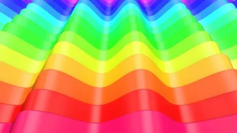 3D Geometric Abstract Background Stock Illustration