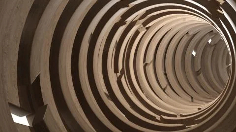 3D Geometric Abstract Background Stock Illustration