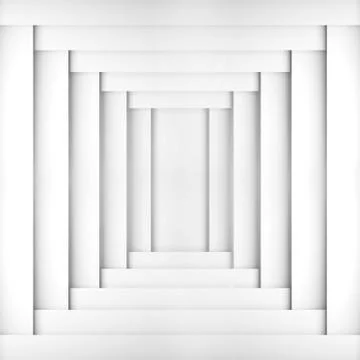 3d geometric background with rectangle frames Illustrazione stock