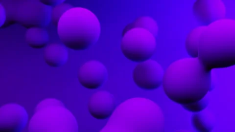 3d geometric background render with pastel colored sphere Stock Footage 243590170