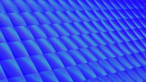 3D geometric pattern with vibrant blue gradient. Abstract isometric design for Stock Illustration