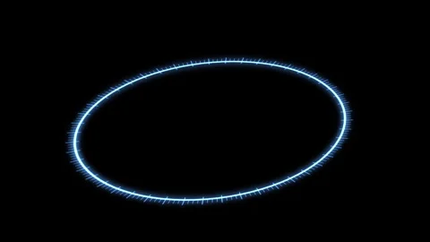3D Geometric Patterns Radial Audio Reactive Blue Animation Loop Video stock 265838924