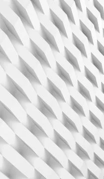 3d geometric relief pattern, corners on wall Stock Illustration