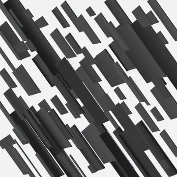 3D geometric shapes abstract background illustration 스톡 일러스트