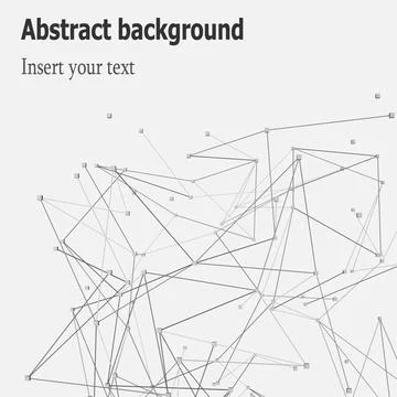 3d geometric vector background for business or science presentation. Stock Illustration