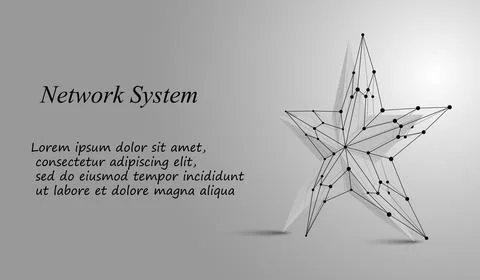 3d geometric vector background for business or science presentation. Stock Illustration