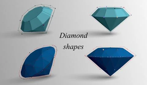 3d geometric vector background for business or science presentation. Stock Illustration