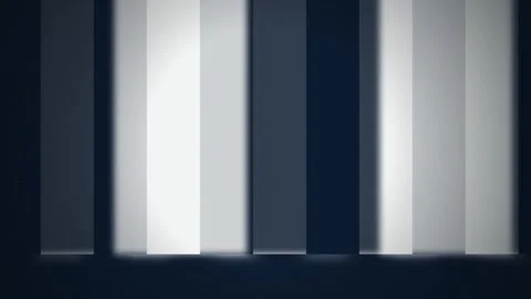 3D geometric vertical bar panels moving seamless loop background Stock Footage 347840935