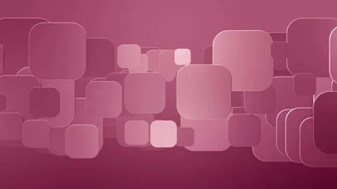 3d Geometric vibrant purple background with rounded squares moving horizontally Stock-Footage 221480138