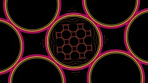 3D Geometry Background With Pattern Shapes morphing Stock Footage 275299497