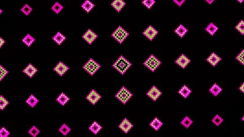 3D Geometry Background With Pattern Shapes morphing Stock Footage 275299560