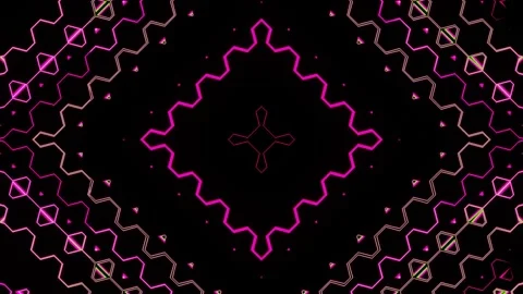 3D Geometry Background With Pattern Shapes morphing Stock Footage 275299573