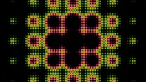 3D Geometry Background With Pattern Shapes morphing Stock Footage 275299582