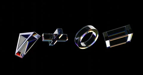 3d geometry shape background Video stock 276260428