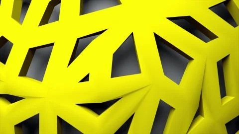 3d geometry stylish shapes, abstract modern background, computer generated Stock-Illustration