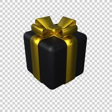 3D gift box. 3d rendering illustration. Stock Illustration