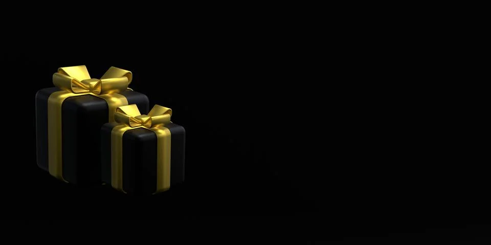 3D gift box background. 3d rendering illustration.	 Stock Illustration