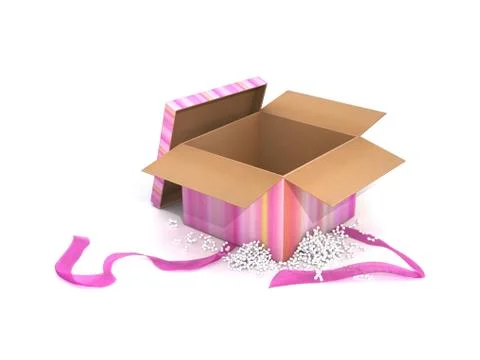 3d gift box Stock Illustration