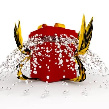 3d gift box. Stock Illustration