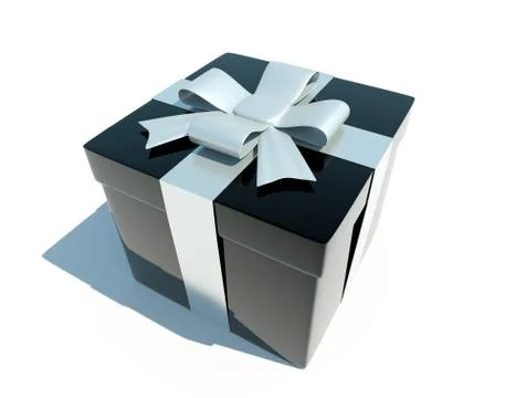 3d gift box Stock Illustration