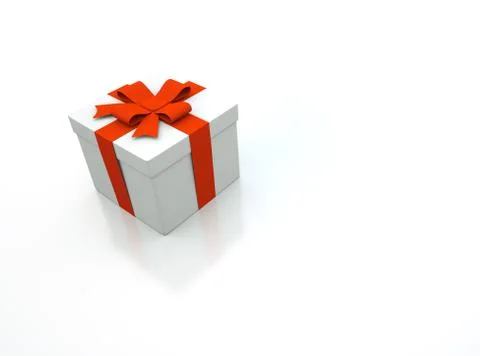 3d gift box Stock Illustration