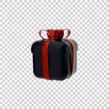 3d gift box png image Stock Illustration