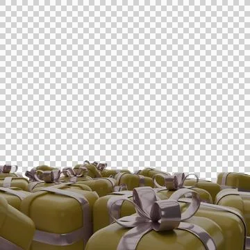 3d gift box png image Stock Illustration