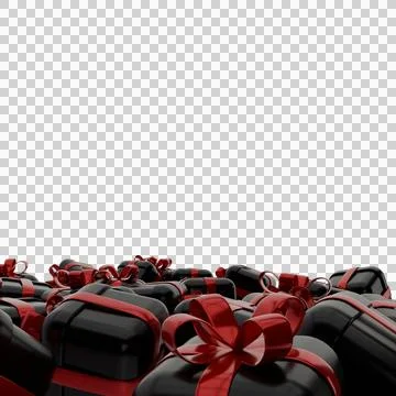 3d gift box png image Stock Illustration
