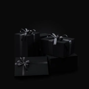 3d gift boxes . Stock Photos