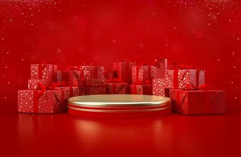 3d gift boxes . Stock Photos
