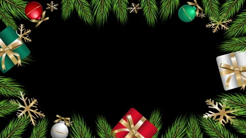 3D Gifts Bllas Frame Stock Footage 256347686
