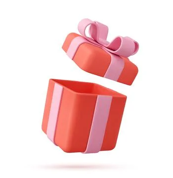 3d gifts box. Stock Illustration