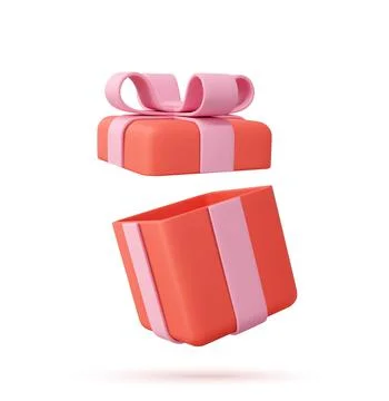 3d gifts box. Stock Illustration