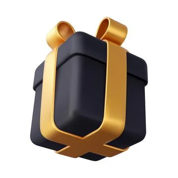 3d gifts box. Stock Illustration