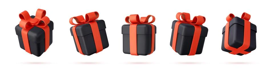 3d gifts box. Stock-Illustration