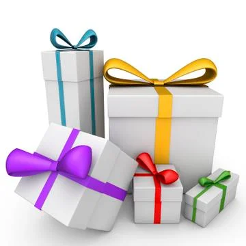 3d gifts Stock Illustration