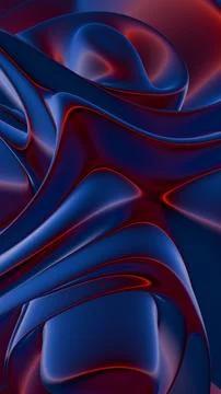 A 3D glass abstract form background, presenting a sleek and contemporary visu Stock Illustration