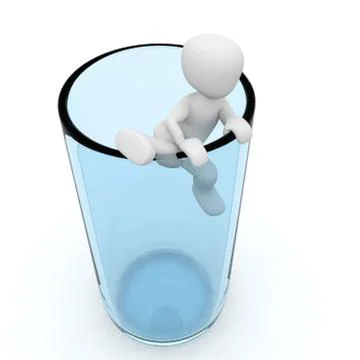 3d glass Stock Illustration